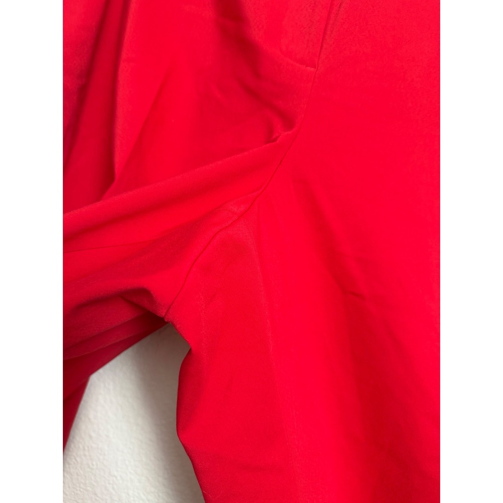 Michael Kors Samantha Red Ankle Pants Plus Size 24W Straight Leg Trousers - Picture 5 of 12